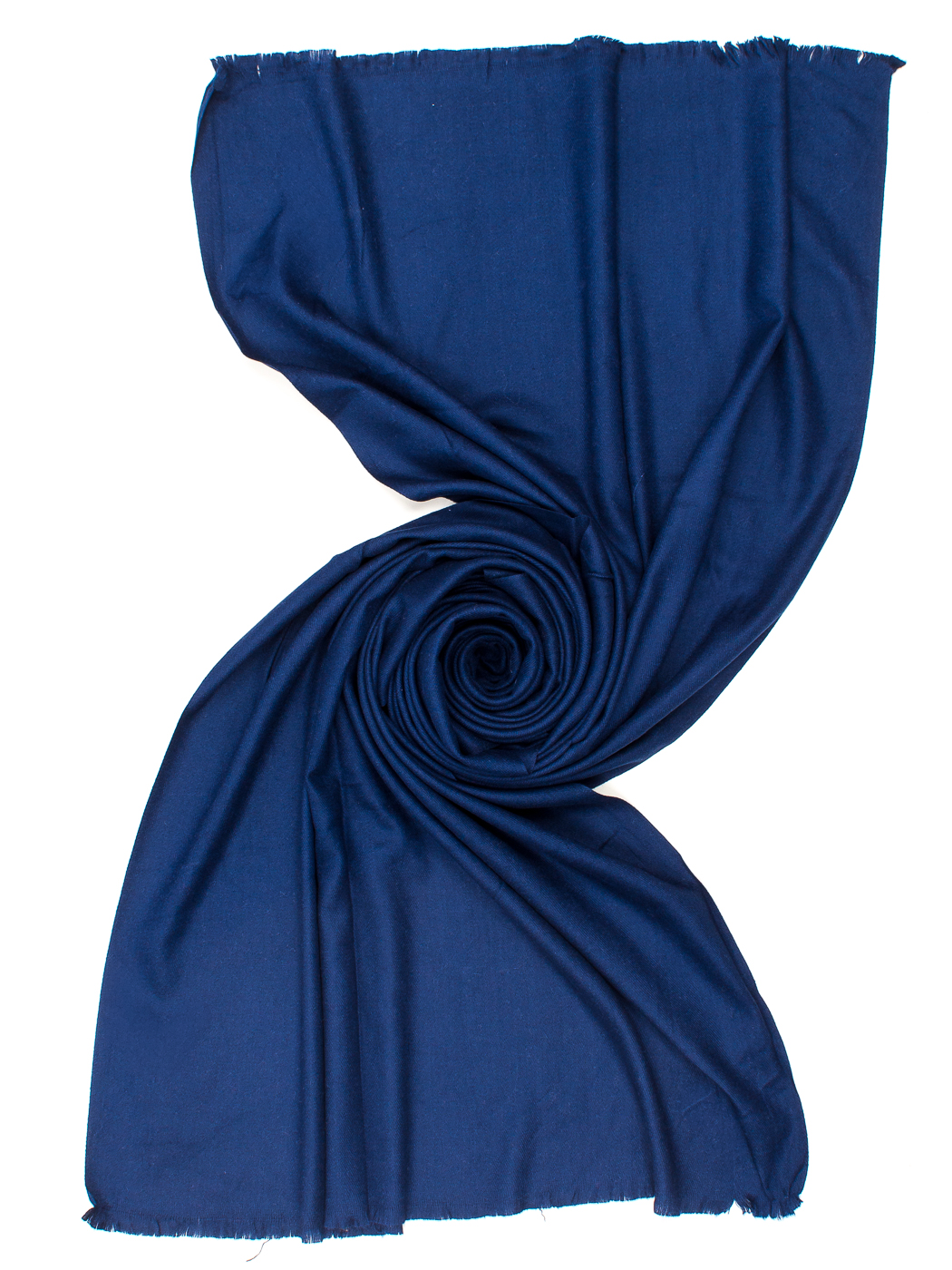 STOLA TINTA UNITA, 75X185 - BLUE